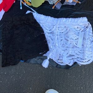 Bathing suit cover up shorts